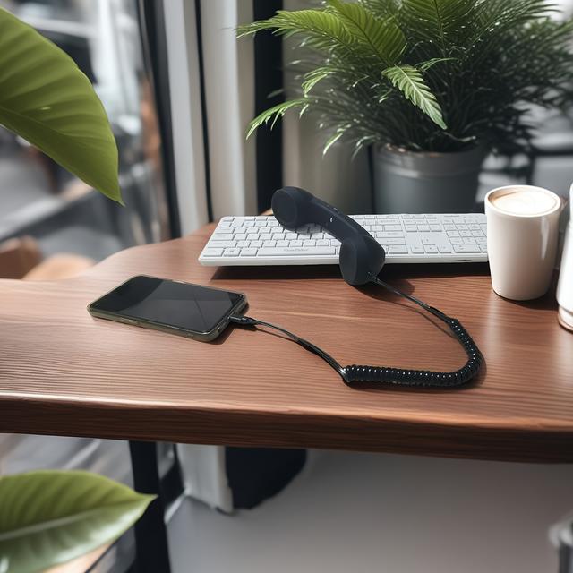 TEMU Auricular para teléfono de estilo retro, compatible con smartphones, conector tipo C, diseño de auricular creativo. Libérate de las limitaciones del teléfono, con una calidad de sonido excelente.