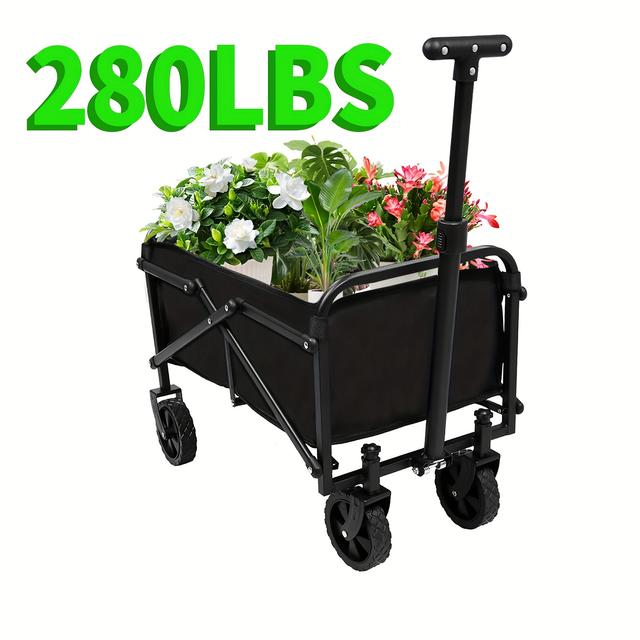 TEMU Big Aluminum-reinforced Collapsible And Cart Tables, Ideal For Transporting Sports Gear, Perfect For Athletics And Outdoor Camping