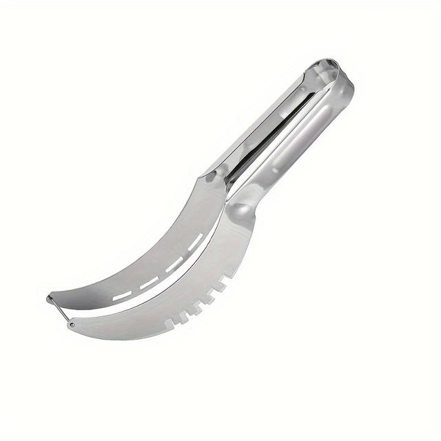 TEMU 1 Pieza Cortador y Divisor de Frutas de Acero Inoxidable - Cortador de , Divisor de - Herramienta para Cortar y Sandías