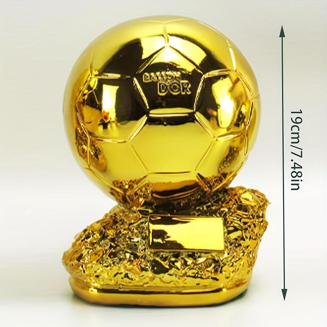 TEMU 1pc de Fútbol de Resina, Artesanías, Souvenirs: Decoración Interior y Exterior