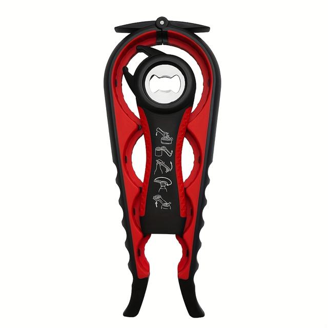 TEMU A Bottle And Can Opener Designed For By With Hand Strength And Seniors - Opening Beer, Wine, And Cans - An Essential For Home And Dorm Kitchens
