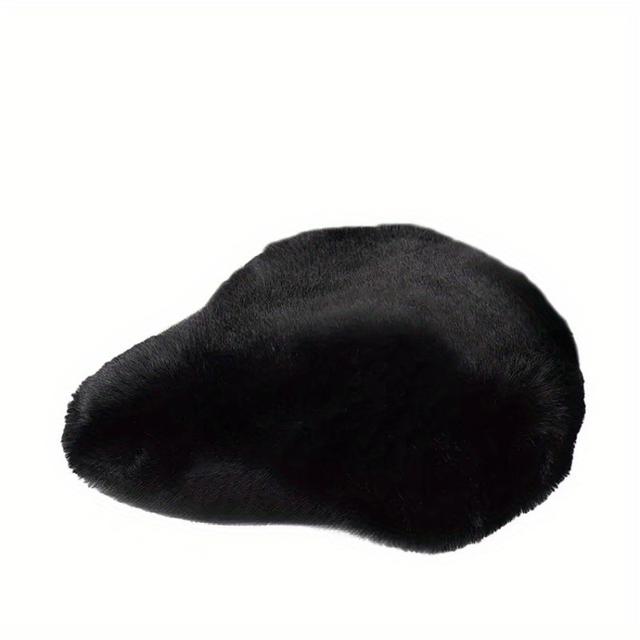 TEMU Чохол на сидіння велосипеда для чоловіків і жінок, з плюшевим дизайном для та захисту від холоду, підходить для сидінь електровелосипедів взимку