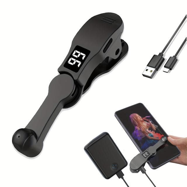 TEMU スマートフォン用オートクリッカー、Android IOSアプリ用電話画面スピードクリッカー、高速シミュレーション、ゲーム用指連続、ライブ放送が好き、調節可能なスピード物理クリッカー