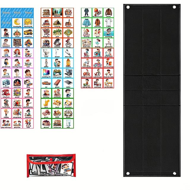 TEMU A Compact Daily Schedule Of 96 Cards For Visualizing Household Chores, Suitable For Classroom Pocket Planners In School Offices Or Activities.