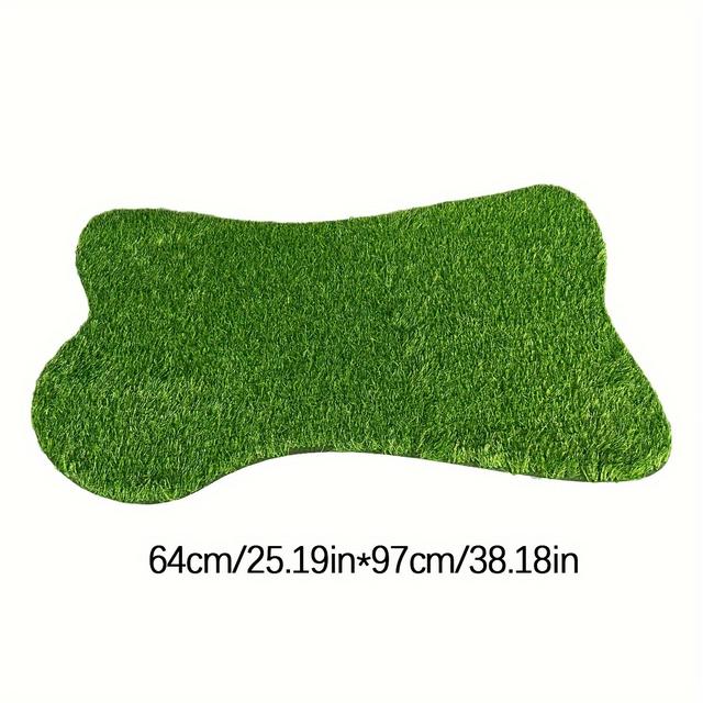 TEMU Artificial Grass Dog Potty Pad - Easy To Clean, Odor-resistant, Indoor/outdoor Pet Training Turf Mat, Washable And Reusable Dog Potty Training Pad