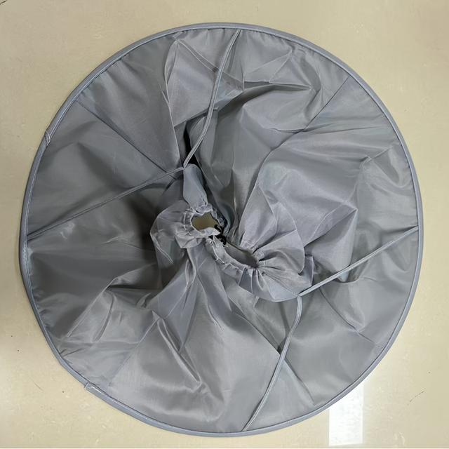 TEMU 1pc Adjustable Professional Barber Cape With - Heavy-duty Foldable Hair Cutting Umbrella Cloak Suitable For Adult , Salon & Home Use - Hygienic Hairdressing Cape For Barbershop & Grooming