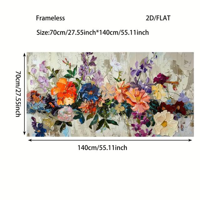 TEMU 1 Pieza Pintura Moderna de Mujer con Sombrero en Horizontal - Sin , Ideal para Decoración de Sala, Dormitorio, Comedor - Cuadro de Tinta en Horizontal, 70cm/140cm, Retrato Femenino Contemporáneo