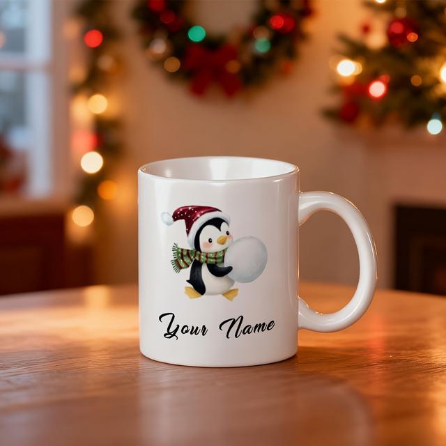 TEMU Personalized Name/text Mug - & Tea Cup With Your Own Message - Elegant Gift Suitable For Men And Women, For Christmas, Birthdays, Teacher' Present, Or Daily Use Or (add Name/)