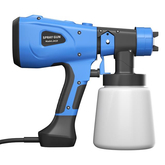 TEMU Electric Spray Gun Advanced Handheld Paint Sprayer With 3 Spray Patterns And 1000ml/min Paint Sprayer 1000ml Detachable Container Adjustable Valve Knob Fence Paint Sprayer Painting