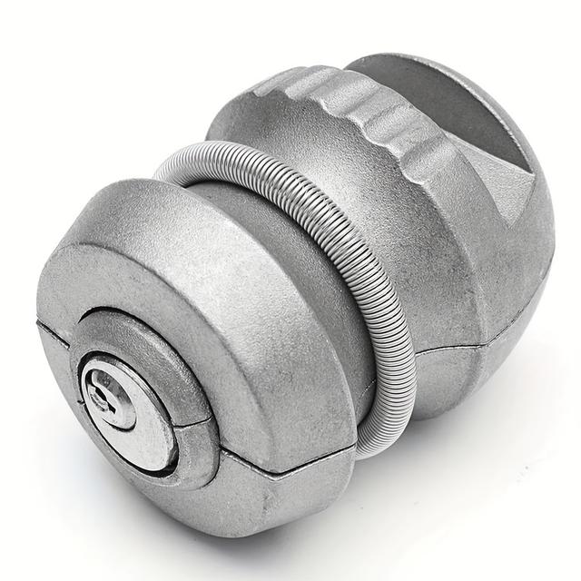 TEMU 1pc Of Trailer Additions, A Universal Hitch Lock Ball Lock For Towing Caravans Made Of Alloy