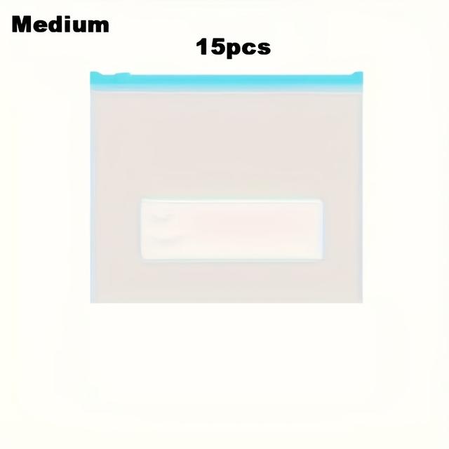 TEMU 10/15/20 ks Uzavřených sáčků na skladování, speciálně navržené pro potraviny do lednice, sáčky na uchování potravin, samouzavírací sáčky na potraviny.