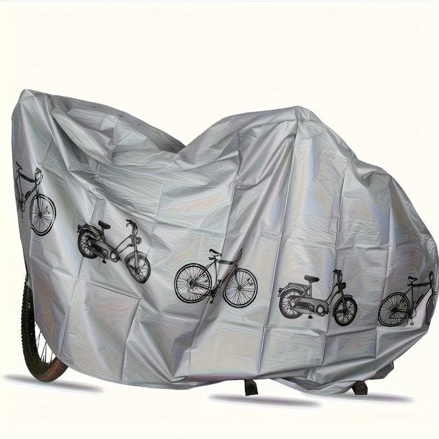TEMU 3 Styles , 3d Thickened Bicycle Cover, Transparent Motorcycle Cover, Rainproof Electric Scooter Cover, Reusable, Protection For Electric Bikes And Regular Bikes