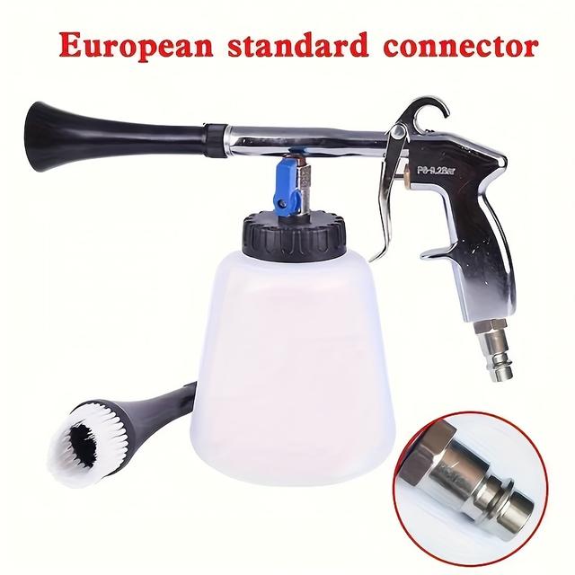 TEMU Water And Air Cleaning Gun, Air Blow Gun Water Spray Gun Spray Can, Car Wash Water Gun Pneumatic High Pressure Spray Gun, Engine Cabin Kettle, Without Battery