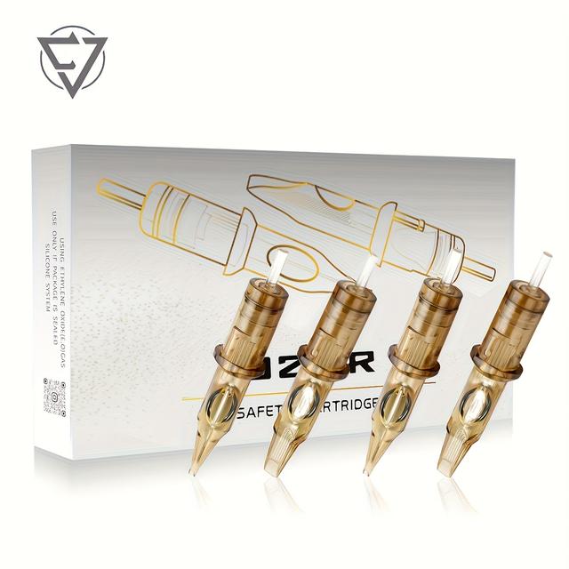 TEMU 10pcs Tattoo Needles Cartridge Round Liner/round Shader, Tattoo Needles, Ink Cartridge Needles, Tattoo Machine Needles Semipermanent Makeup Tool