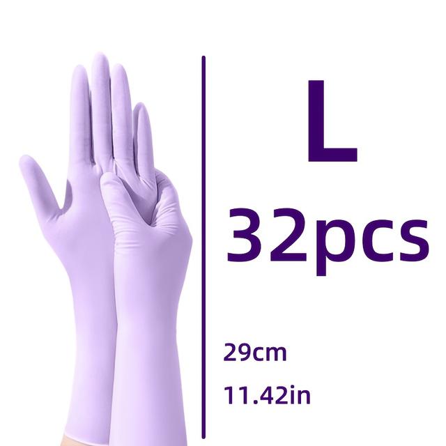 TEMU 32/52pcs, 12 Inch Gloves, Thickened And Extended, , And Non-slip Kitchen Dishwashing Gloves, Household Cleaning And Laundry Gloves
