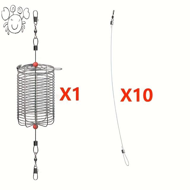 TEMU Suitable For , Rocks, Freshwater, Offshore, Etc. It Very Suitable For Use On , Or Docks Pack Of 1)(10 Hooks/12 Hooks)