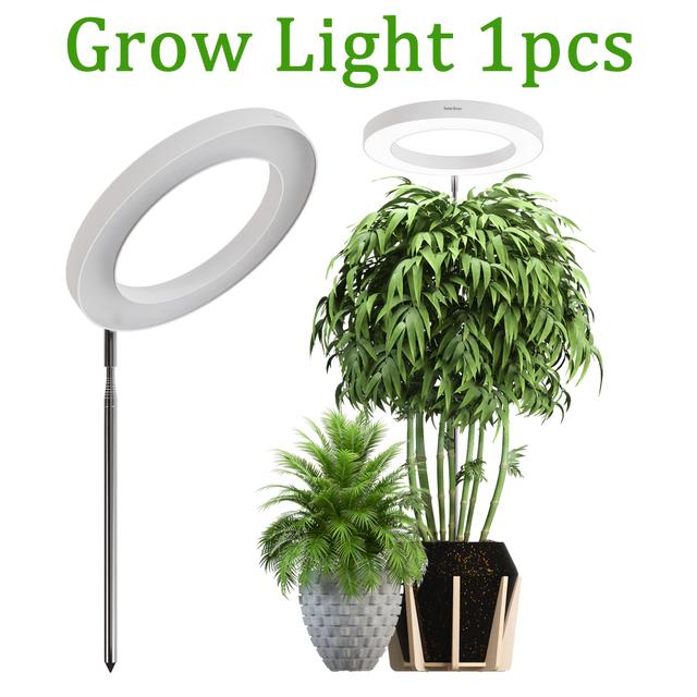 TEMU Large Grow Light 55in, Full Floor Lamp For Indoor Plants, 3 Color , 10 Dimmable Levels, 3/ 9/ 12h Auto Timer, Height Adjustable Standing Plant Light For Large Houseplants Seed Starting
