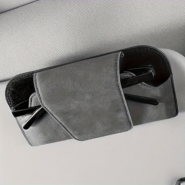 TEMU 1 Magnetic Car Sun Visor Clip, Suitable For Suvs And Motorcycles - Strong To Eyeglass Frames And Sun Visor Organizers, Convenient Installation Additions