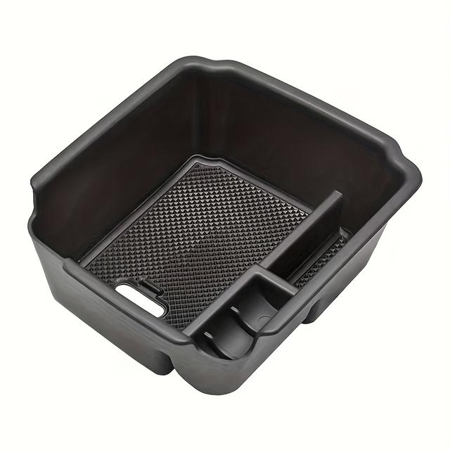 TEMU Storage Box For Console Armrest Of For Tiguan Mk2 From 2016 To 2022 - A Sturdy Tray Cover Featuring Compartments, A Secure Snap Closure, And An For A Tidy Vehicle Interior