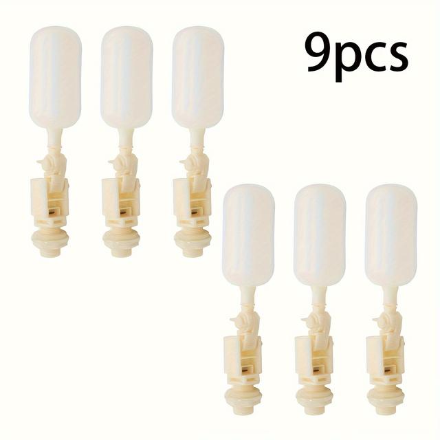 TEMU 9pcs Float , Automatic Fill Feed Humidifier Water With Adjustable For , Livestock Water Trough, Aquariums, , Hydroponics And 1/2 Inch