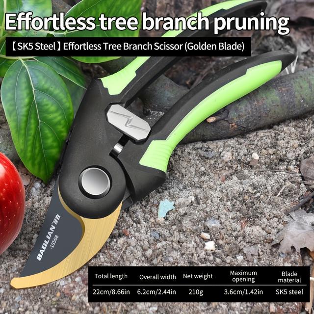 TEMU Professional Gardening Pruning Shears Scissors For Tree Pruning Suitable For Gardening And Floral Pruning