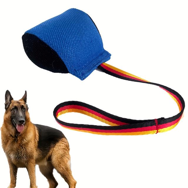 TEMU Durable Dog Bite Bag - High-strength Cotton Blend, Non-exploding Pet Training Toy For Medium To Large Breeds, Ideal For Teething And Stress , Training Toy|stress Toy|durable Dog Toy