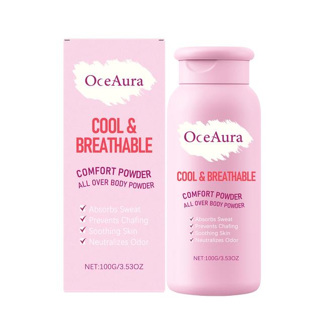 TEMU Refreshing Body Powder That Friction, Absorbs Sweat And Stickiness, Keeping You ; Compact And Travel-friendly