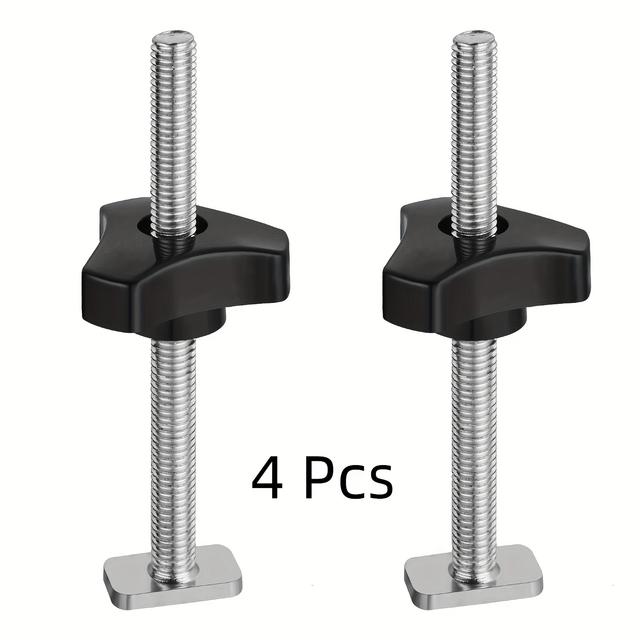 TEMU Woodworking Triangle T-screw, 4pcs Set, 8pcs Set, 16pcs Set, 100mm Long, Universal Woodworking 19mm/30mm/45mm Track