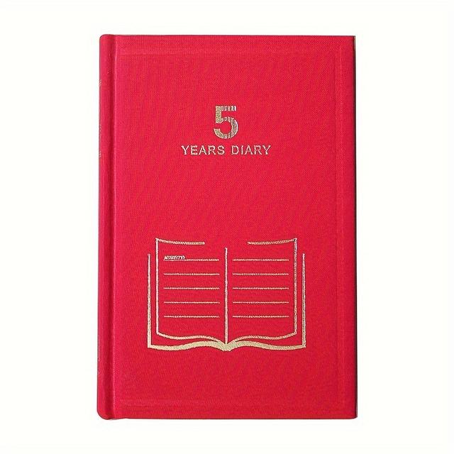 TEMU 5-річний зв'язаний креативний блокнот MSMINTY, Щоденник та Планер Розкладу