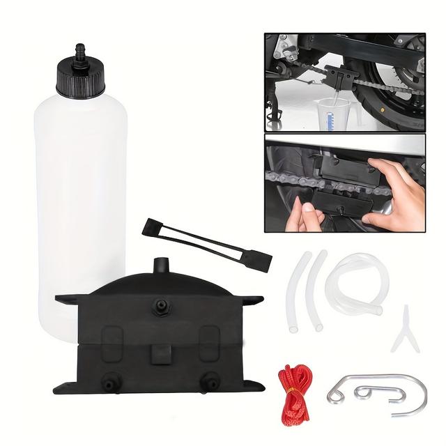 TEMU Kit De Limpeza De Corrente De Motocicleta Ferramenta De Limpeza De Dentes De Corrente De Motocicleta Dispositivo De Lubrificação Acessórios De Lubrificação