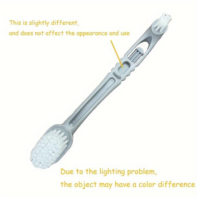 TEMU A Birdcage Cleaner With 2 Brush Heads And A Long Handle Tool, Designed For Cleaning Parrot Cages And Dog Kennels