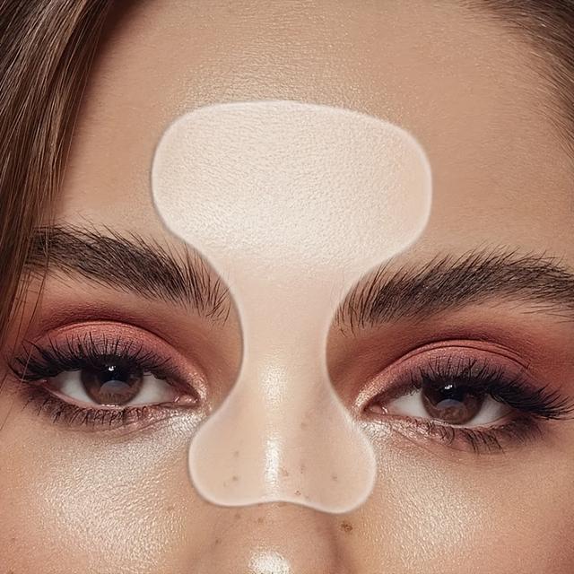 TEMU Wiederverwendbare Silikon-Nasenstäbchen, Stirnpflaster, Hypoallergen, Geeignet für Alle Hellbeigen Typen, Schönheits- und Körperpflegezubehör