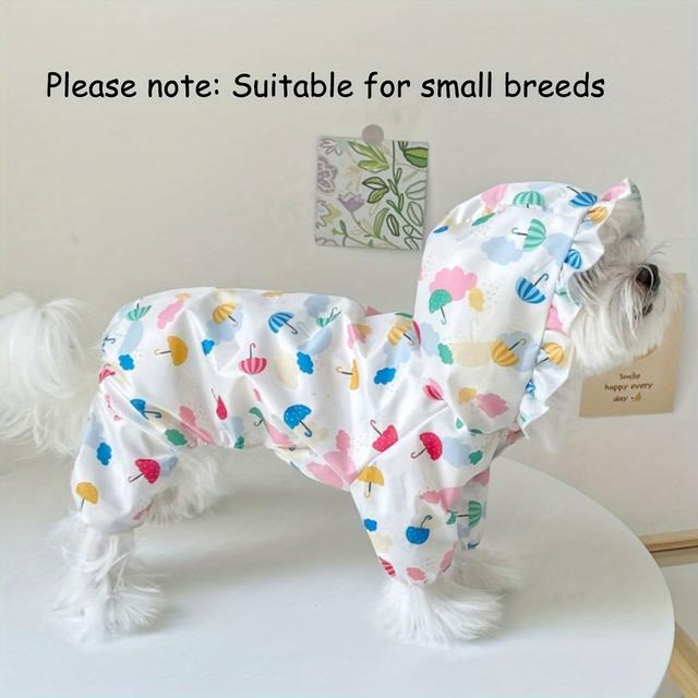 TEMU Дощовик для дрібних собак - миле та функціональне зовнішнє вбрання для собак
