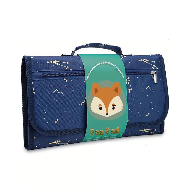 TEMU 1pc Portable Diaper Changing Pad ( With Tissue Storage Bag) For Baby, Foldable Detachable Travel Changing Mat With Extra Storage, Multifunctional, Soft And Comfortable, Easy To Clean