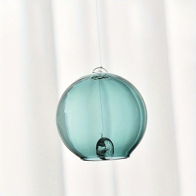 TEMU Kreatív japán stílusú aranyos szélcsengők átlátszó színes üvegből, függő díszek, kreatív ajándékok, csengő medálok, zen szélcsengők, karácsonyi dekorációs díszek