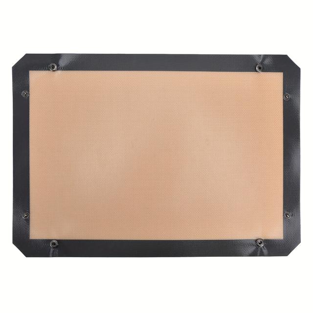 TEMU Силиконовий килимок для випічки, великий антипригарний професійний багаторазовий термостійкий килимок для випічки на половину листа для печива, хліба та випічки