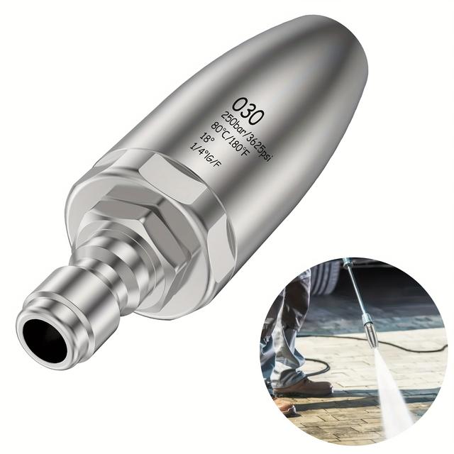 TEMU หัวฉีดเทอร์ไบน์แรงดันสูงสำหรับเครื่องฉีดน้ำแรงดันสูง