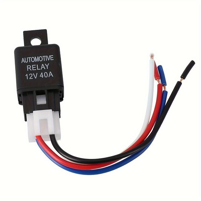 TEMU 12v 40a Relay For Cars, Boats, And Trucks With A 4-pin Design, Without Battery