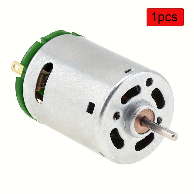 TEMU R380 6-24v Motor 24000rpm High Speed Micro Motor Metal Stainless Steel Motor For Diy Drier Mini Fan Small Appliance