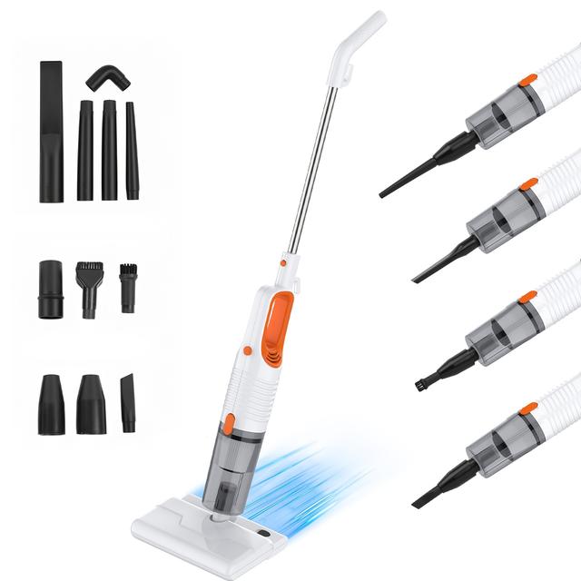 TEMU Advwin 12-in-1 Corded Vacuum Cleaner, Wet And Dry Upright Vacuum Mop Combo With Xl Dustbin And Water Tank, Suitable For Home Dorm Pet Hair Carpet Floor Cleaning | 19kpa | Hepa Filter