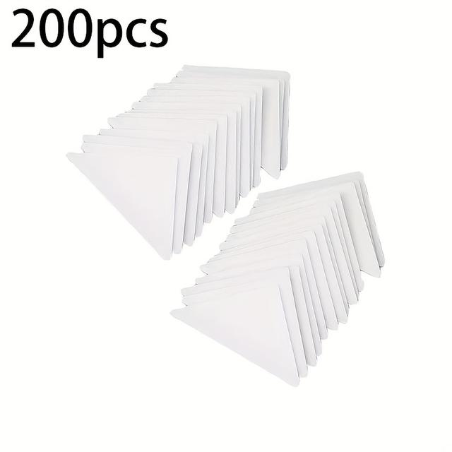 TEMU 200pcs Shirt Collar Stays For Men Sticker, No Collar Shirt Collar Stays, Instantly Peel Plastic Collar Anti-warping Edge Sticker For Shirts And Shirts Additions