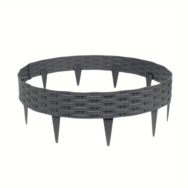 TEMU Bordure de pelouse flexible 100 cm Bordure de pavé rotin Bordure de en plastique de bordure pour le zonage de de de jardin Remplacement des pierres de bordure de pelouse