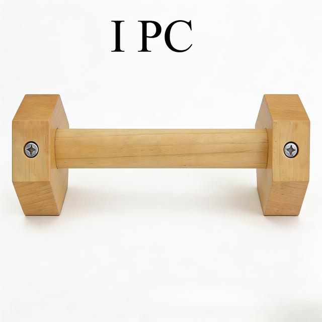 TEMU [single Pack, Please Purchase 2 For A Pair] Push-ups, Solid Wood Frame, Bar, Wooden Push-ups, Inverted, Exercise, Fitness, Suitable For Home, , Push-, Send Non-slip Mat