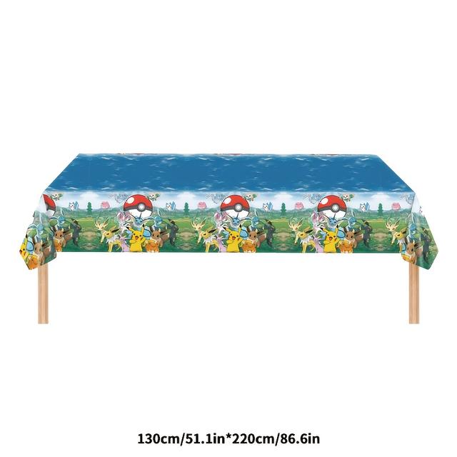 TEMU A Blue -themed Table Cover, Ideal For Celebrations Like Birthdays, Graduations, Halloween, Christmas, And More