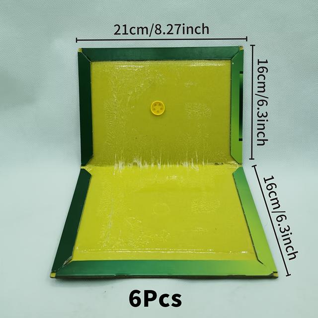 TEMU 6pcs Pest Boards/foldable For Warehouse, Kitchen & Garden