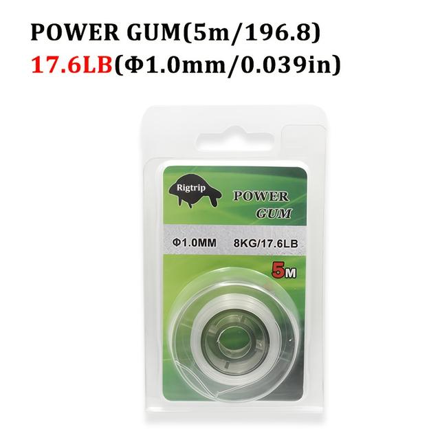 TEMU 5m Carp Fishing Additions Stop Knot Tool Gum For Carp Fishing Hair Rigs Shock Absorber Fishing Tackle