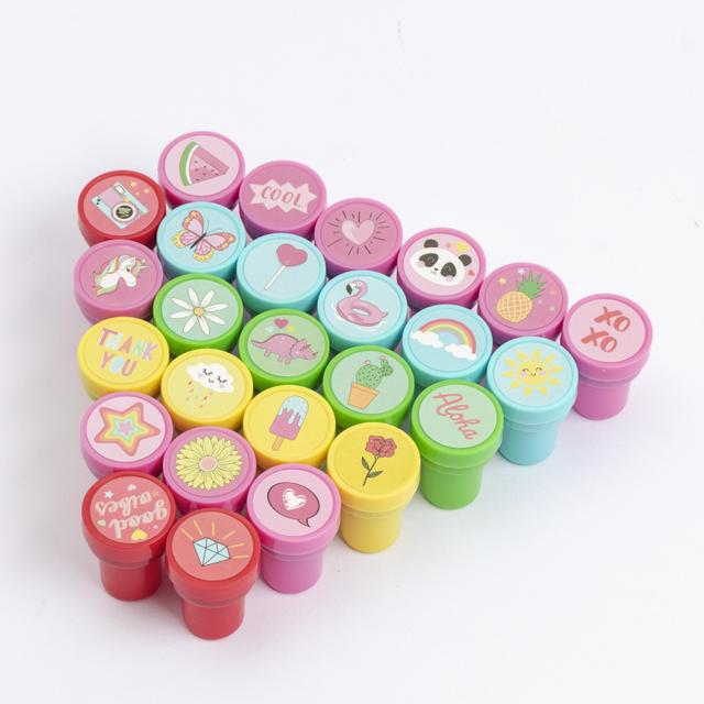 TEMU Set Of 26 Self-inking Animal Stamps For Easter, Halloween, And Christmas, Made Of Washable Plastic, Perfect For Party Favors And Classroom Rewards For Teachers