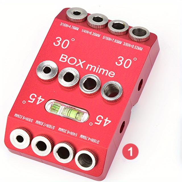 TEMU أداة BOXmime لكشط الثقوب من الألومنيوم بزاوية 30°، 45°، 90° - لاسلكية، ضرورية لتحسين المنزل