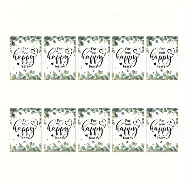 TEMU 10/20pcs Of Soft Facial Tissue Packs For Guests, Perfect As Wedding Party Favors And Ceremony Gifts.