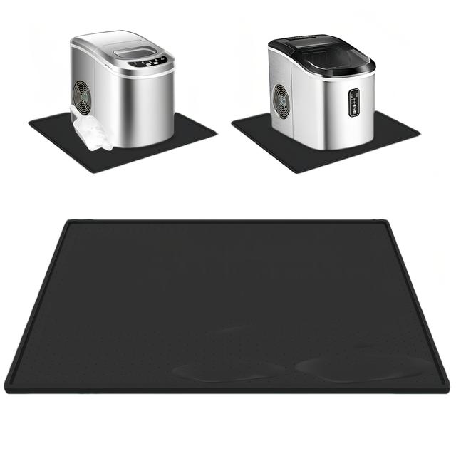 TEMU حصائر سطح عمل لصنع الثلج، حصائر سطح عمل لصنع الثلج غير قابلة للانزلاق بنقاط ، حصائر سيليكون صغيرة محمولة مقاومة للماء لصنع الثلج، 19 بوصة × 12 بوصة / 24 بوصة × 16 بوصة